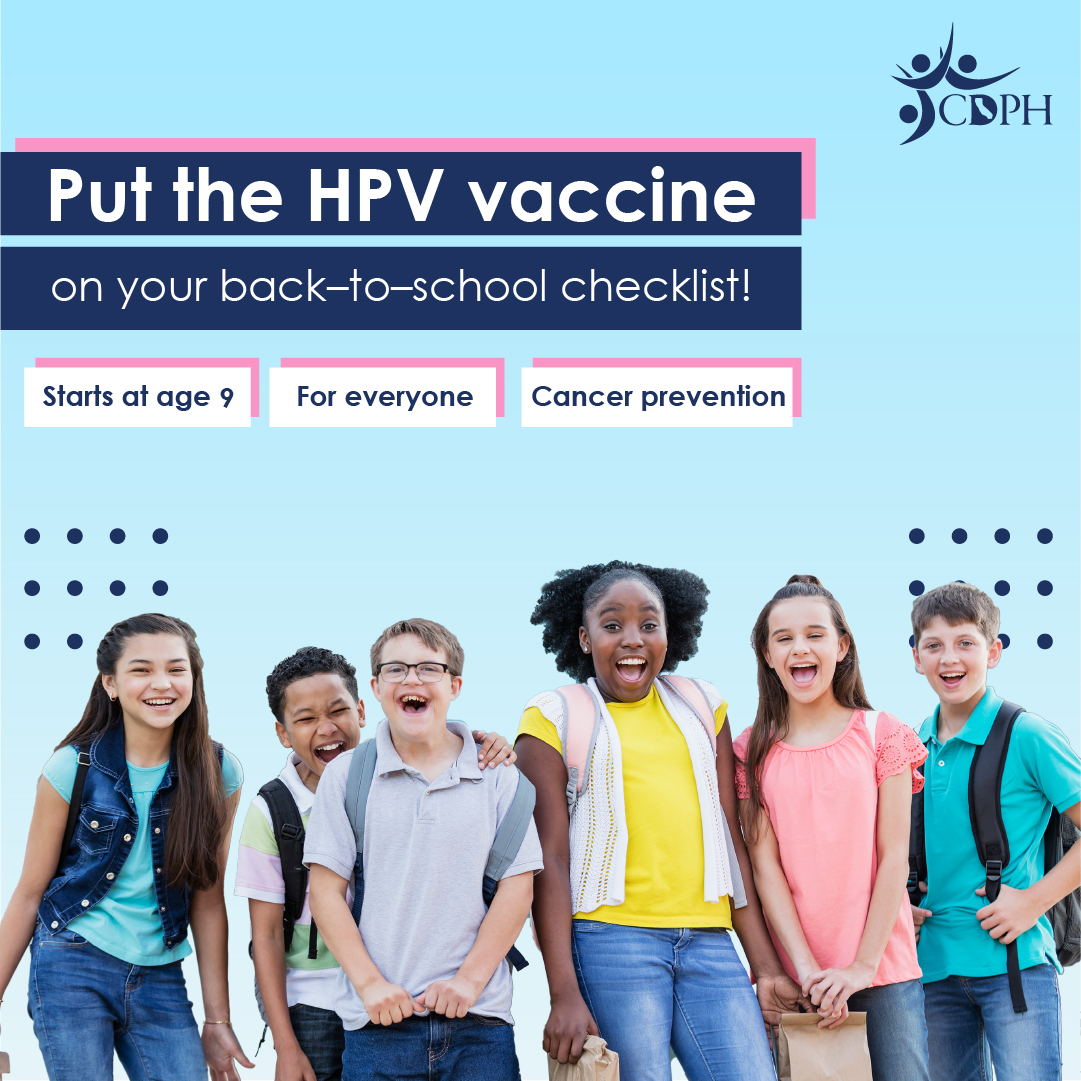Put the PHV vaccine on your back-to-school checklist