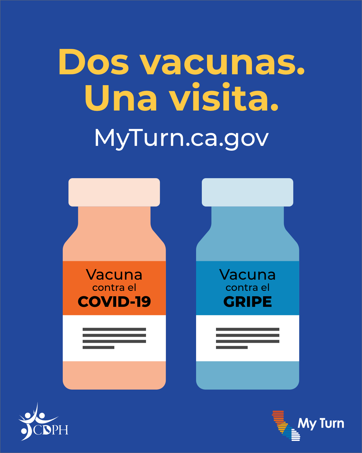 Dos vacunas. una visita