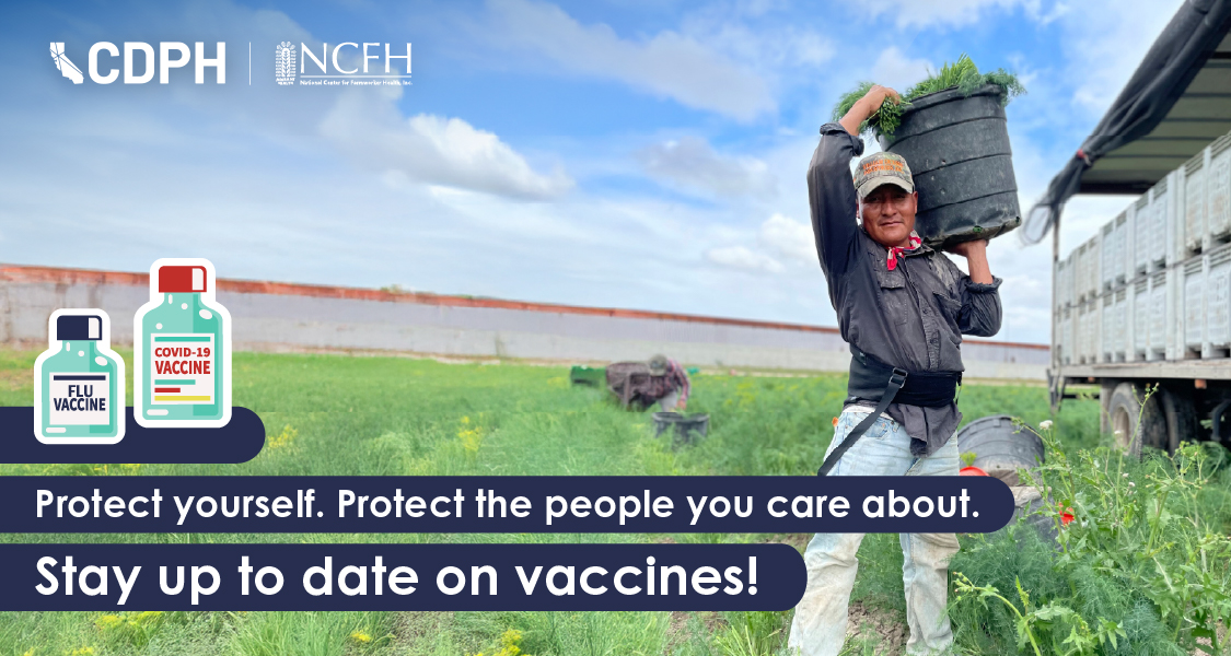 Protect yourself. protect the people you care about. stay up to date on vaccines!