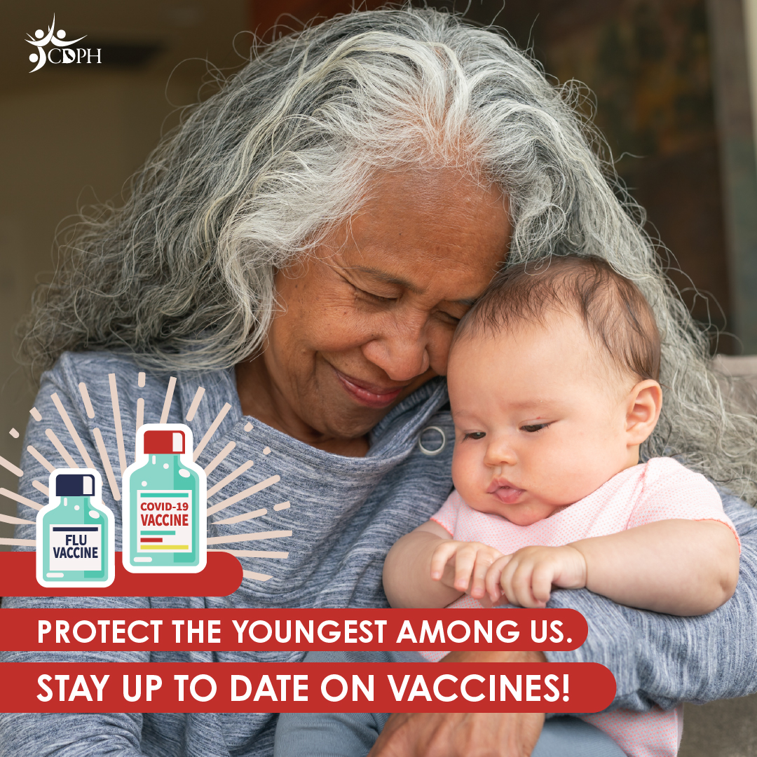 Protect the youngest among us. Stay up to date on vaccines!