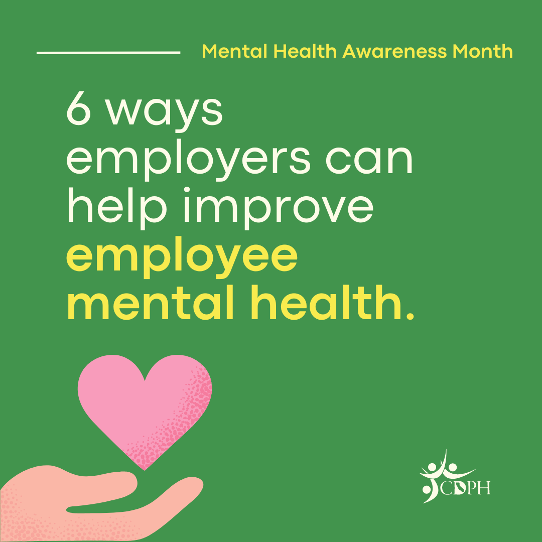 6 ways employers can help improve employee mental health