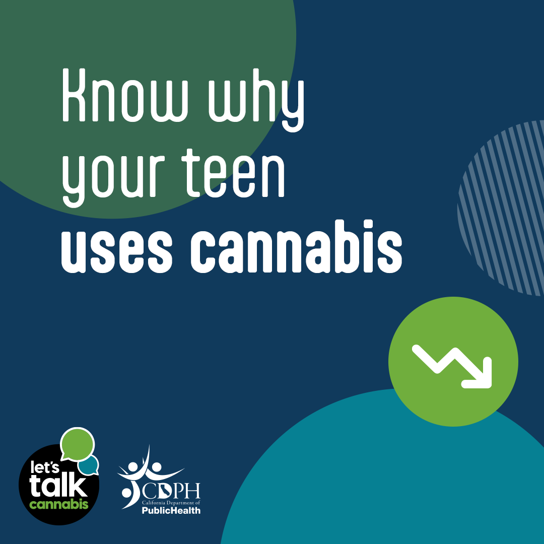 Know why yoyur teen uses cannabis