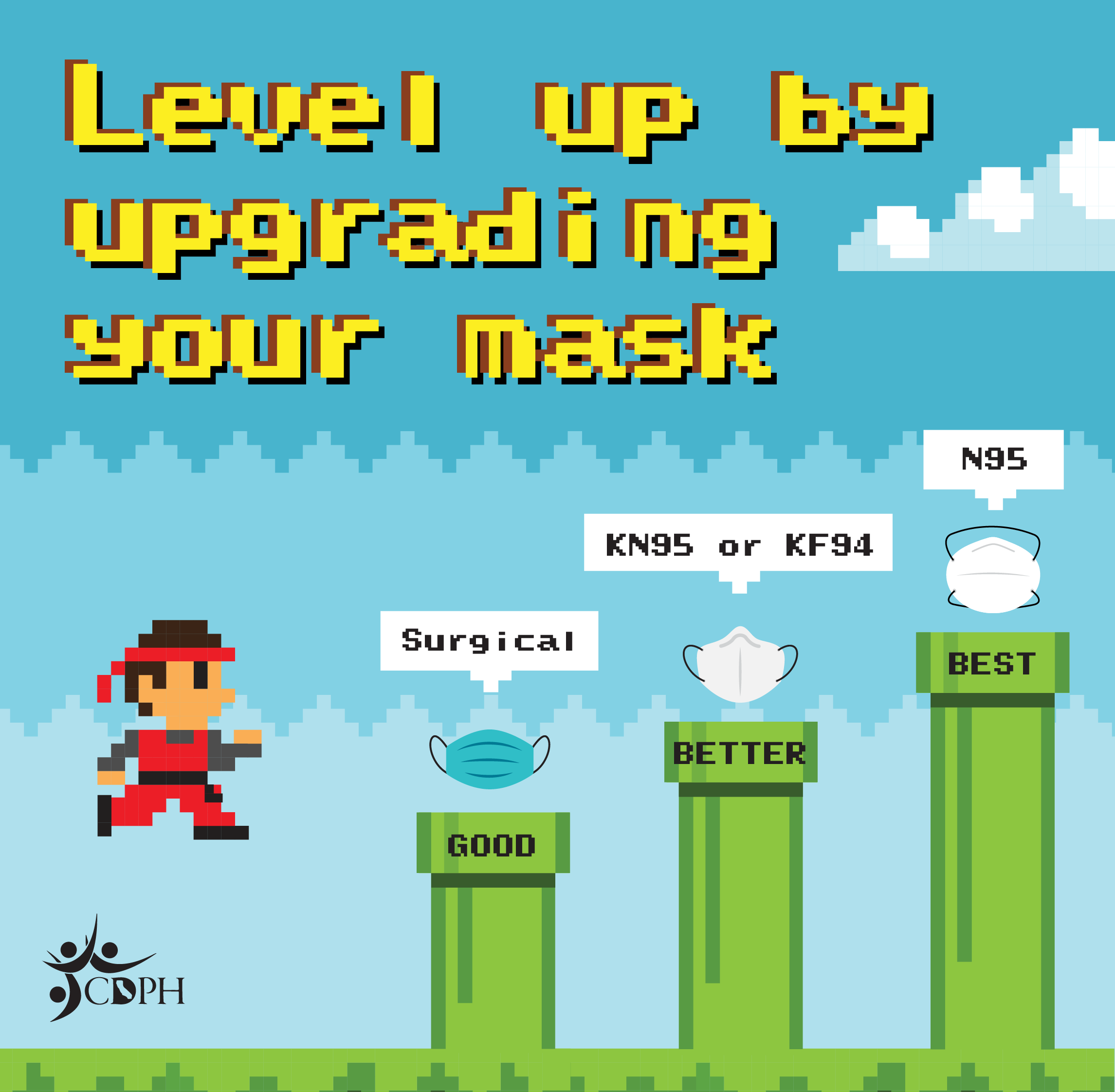 Level up by upgrading your mask