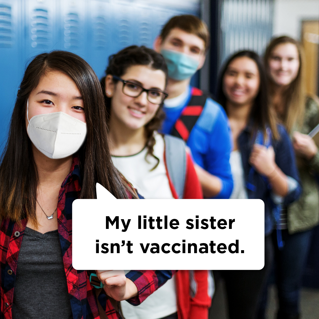 my little sister isn't vaccinated