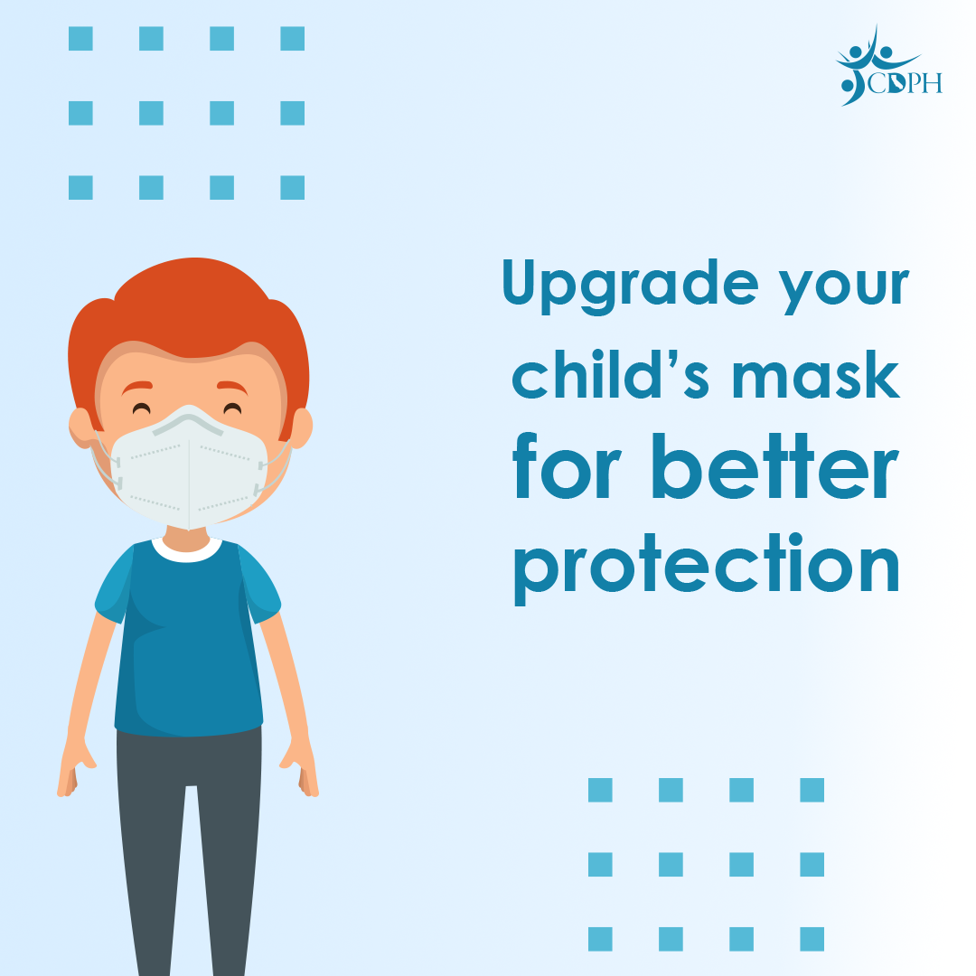 Upgrade your child's mask for better protection