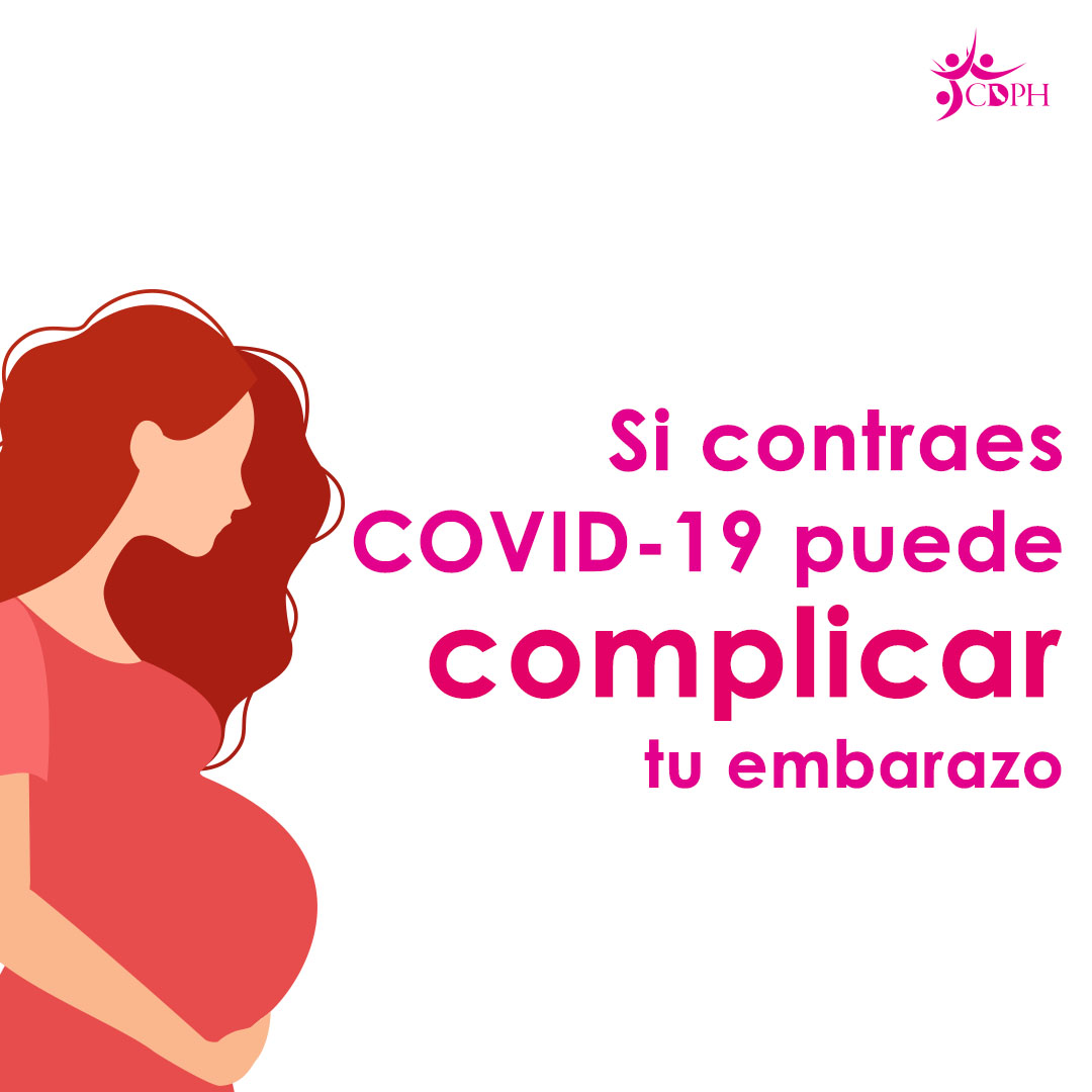 Si contraes COVID-19 puede complicar tu embarazo