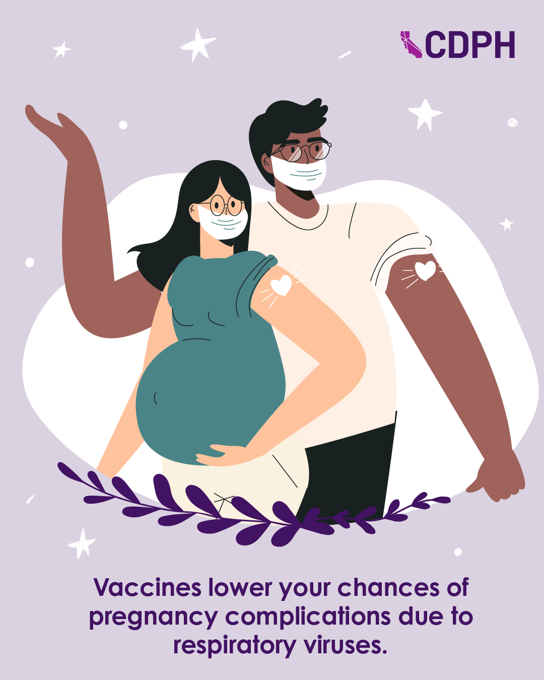 Vaccines lower your chances of pregnancy complications due to respiratory viruses