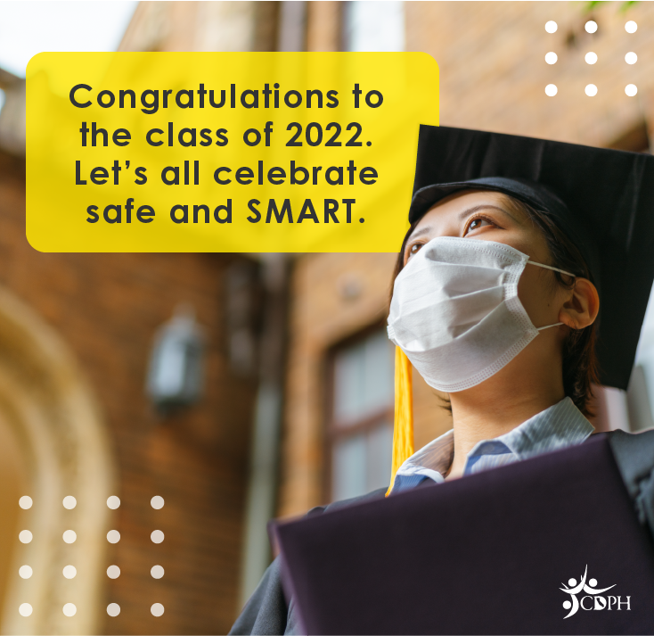 Congratulations to the class of 2022. Let's all celebrate safe and SMART