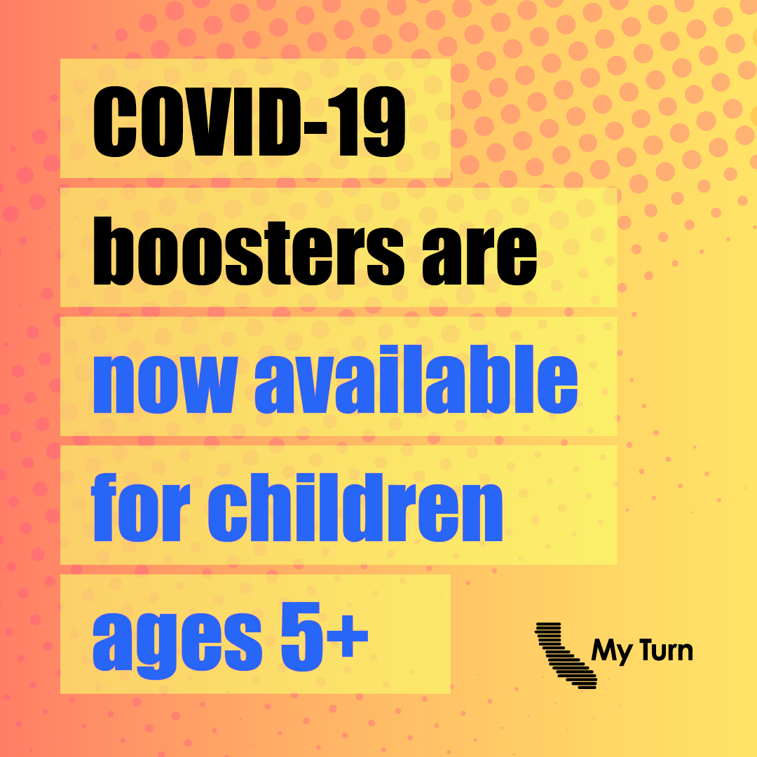 COVID-19 boosters are now available for children ages 5+