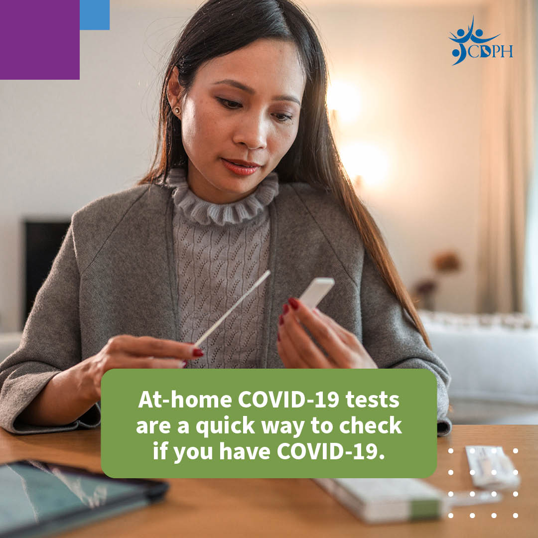 At home COVID-19 tests are a quick way to check if you have COVID-19.
