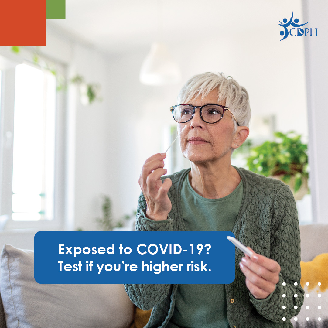 Exposed to COVID-19? Test if you’re higher risk