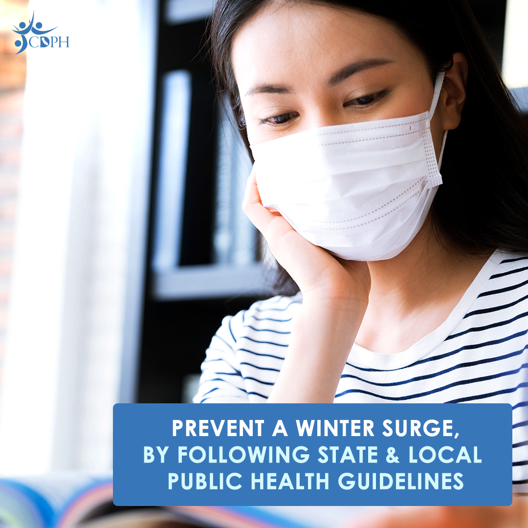 prevent a winter surge by following state & local public health guidlines