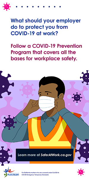 What should your employer do to protect you from COVID-19 at work? banner