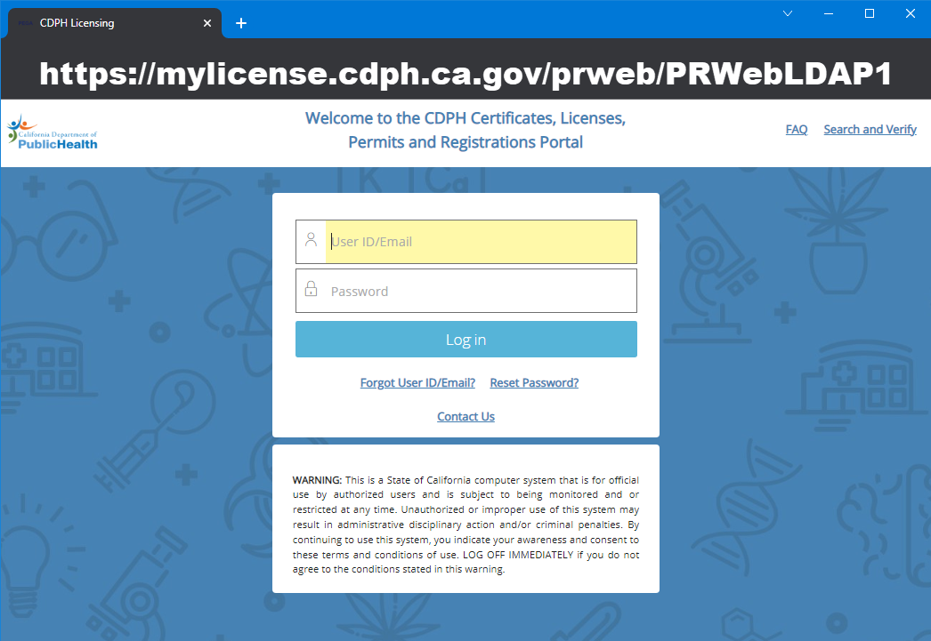 cdph licensing and certification