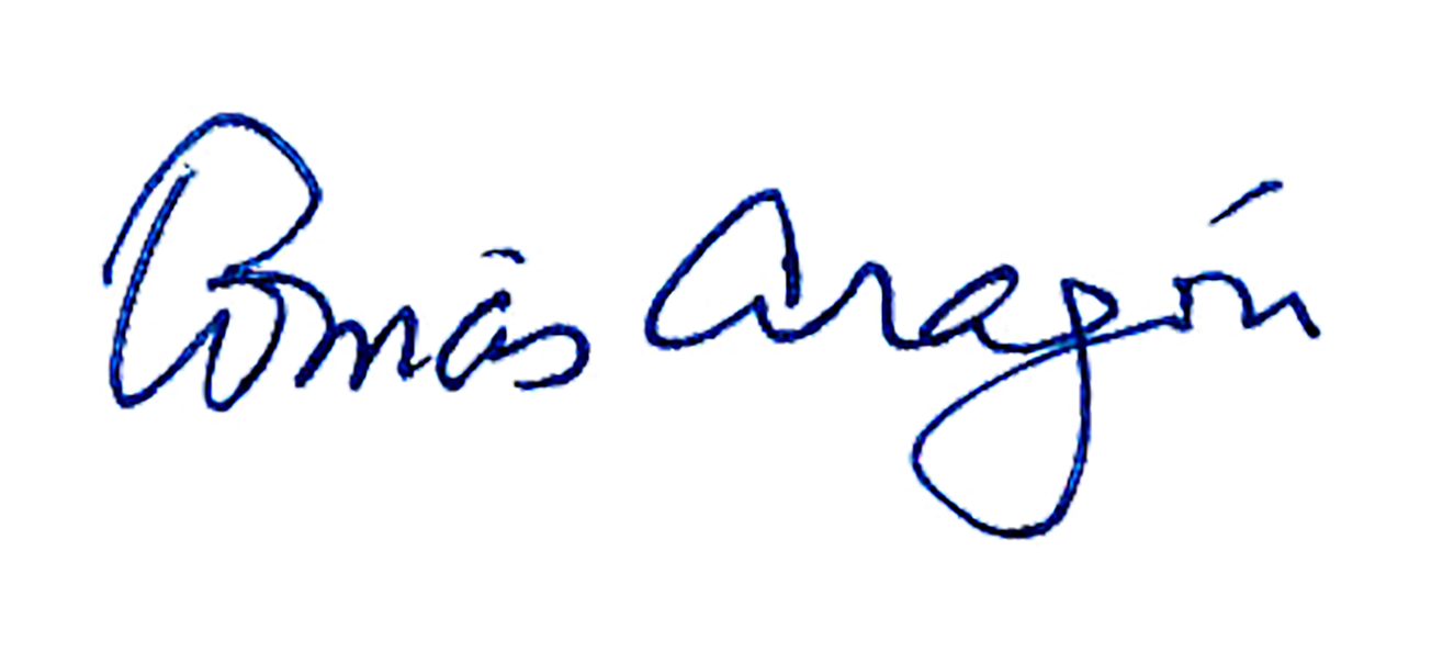 Dr. Tomas Aragaon's signature
