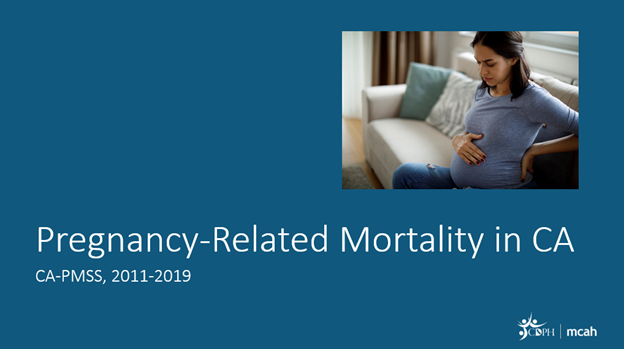 Teaching slide set for CA-PMSS Pregnancy-Related Deaths 2008-2019