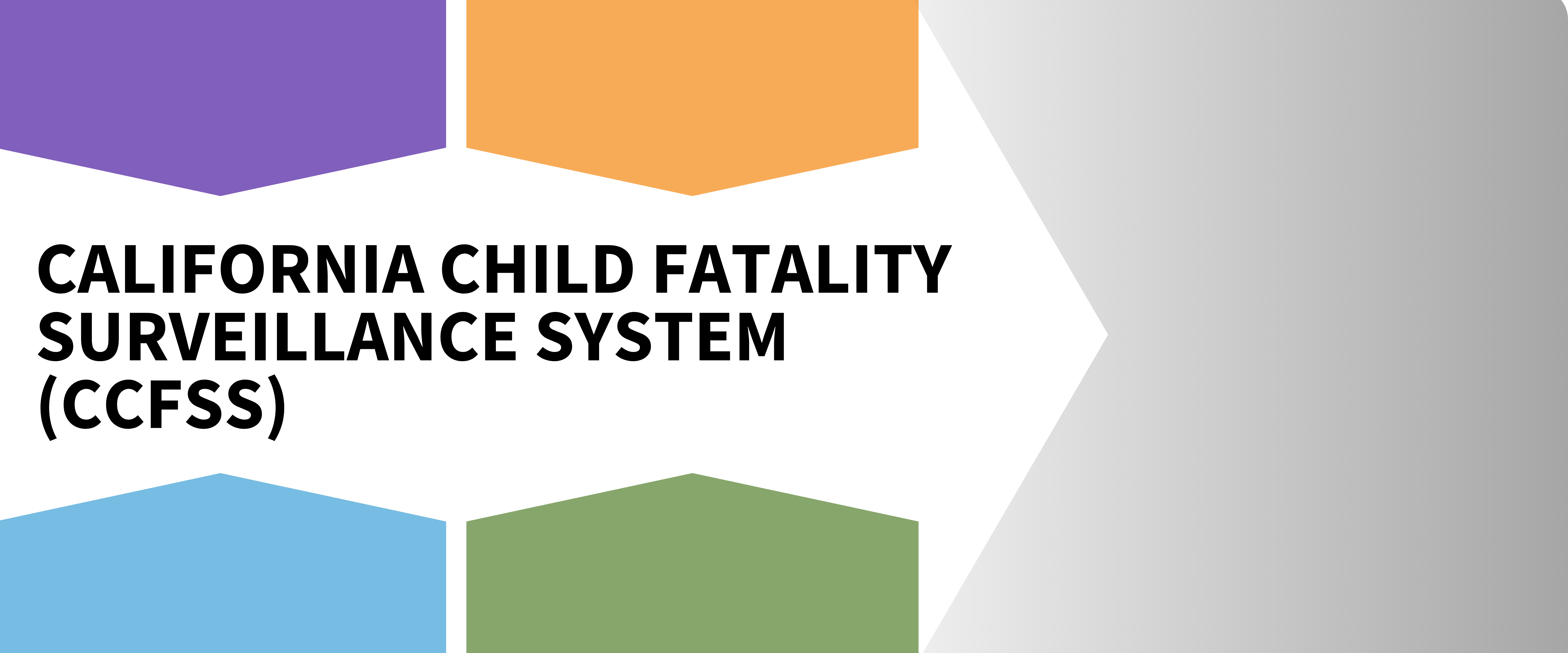 California Child Fatality Surveillance System (CCFSS) Banner