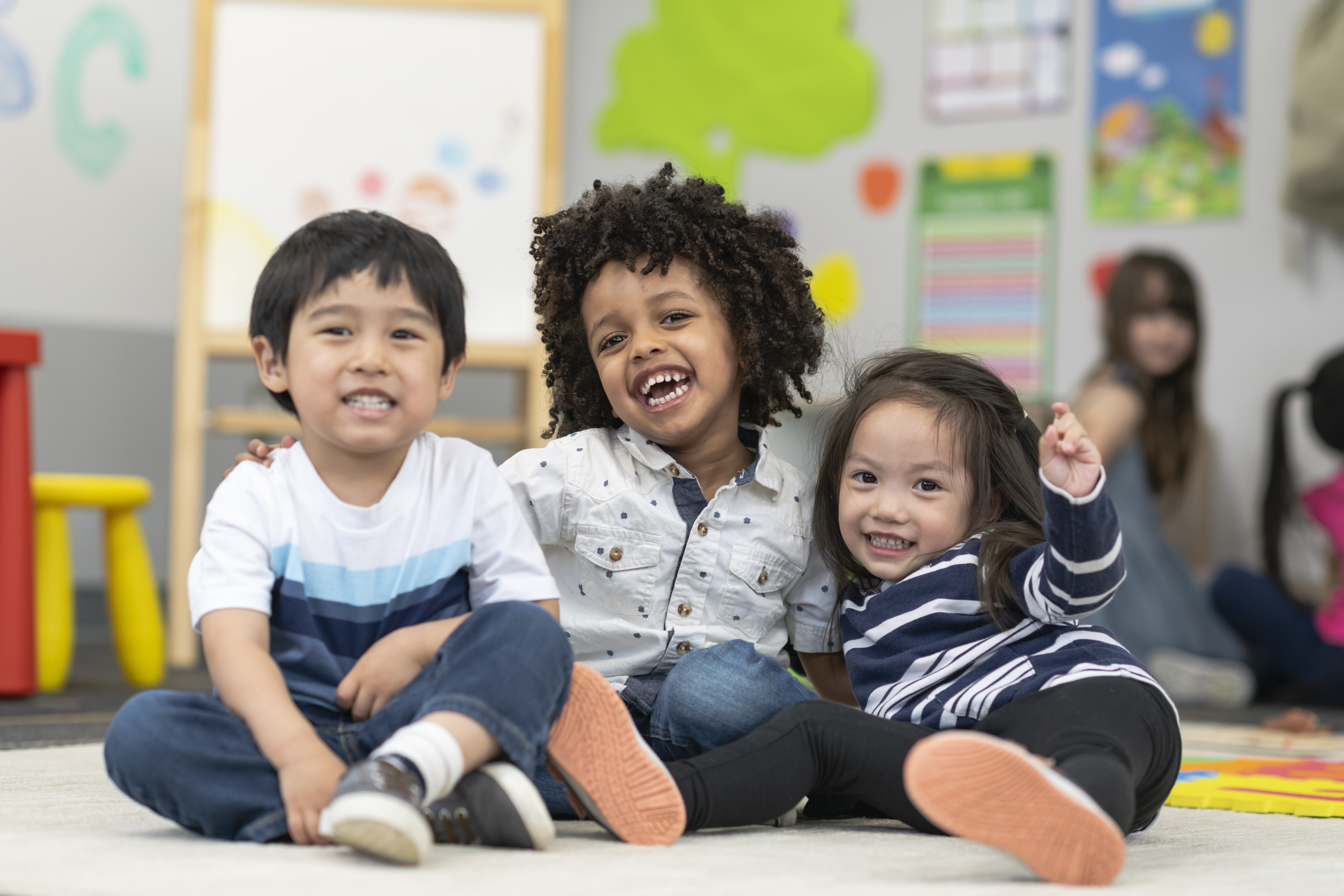 Group of children in pre-school