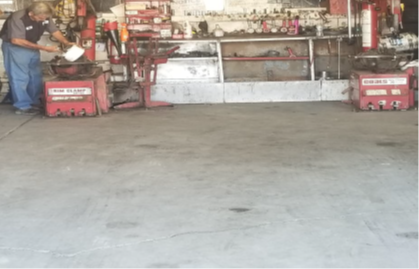 interior photo of a tire shop interior photo of a tire shop