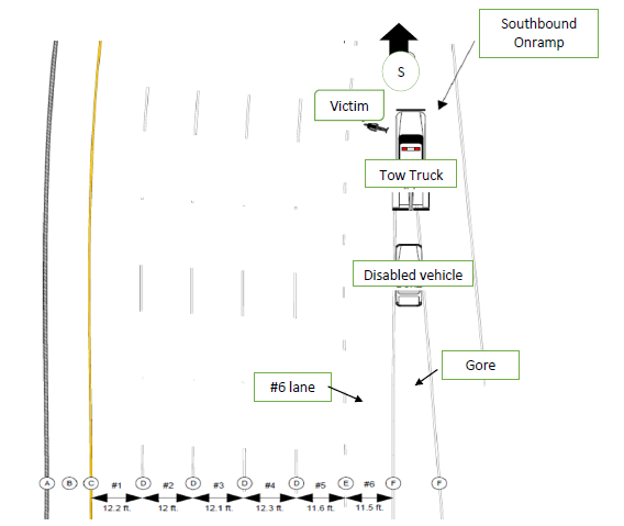 Map of incident scene