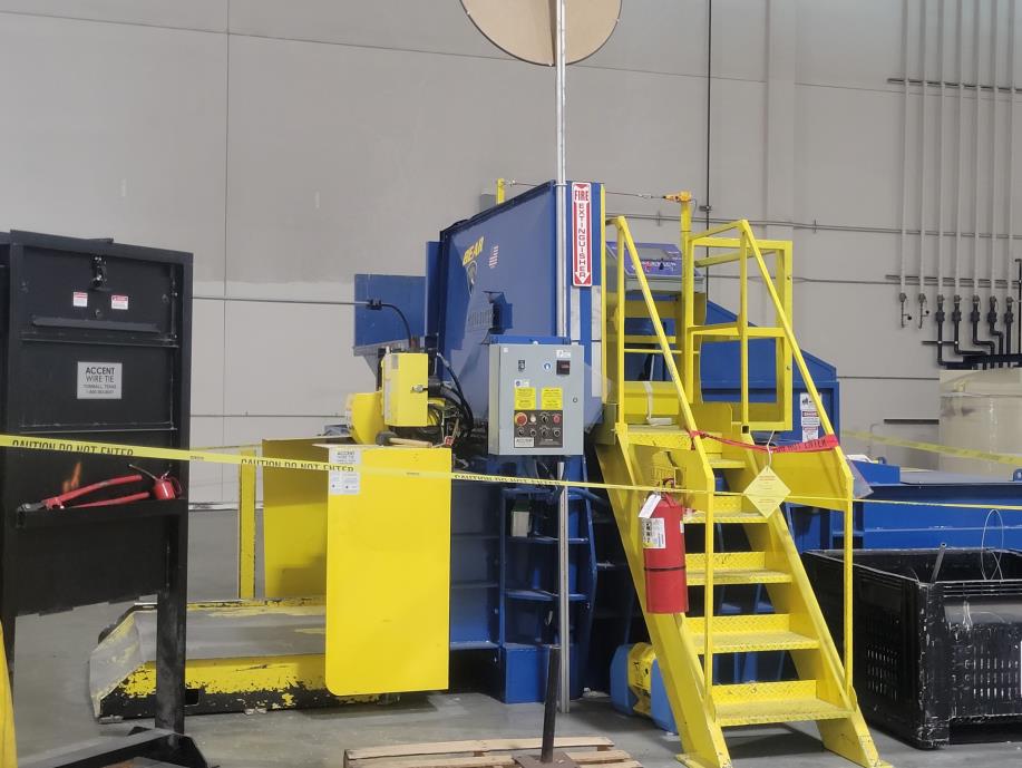 Stairs leading to the control panel Stairs leading to the control panel