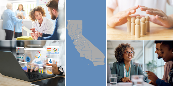 Public health workers at work