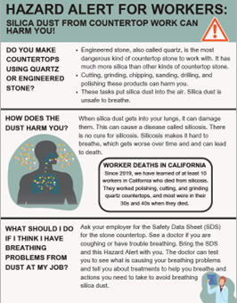 Hazard alert example Hazard alert example