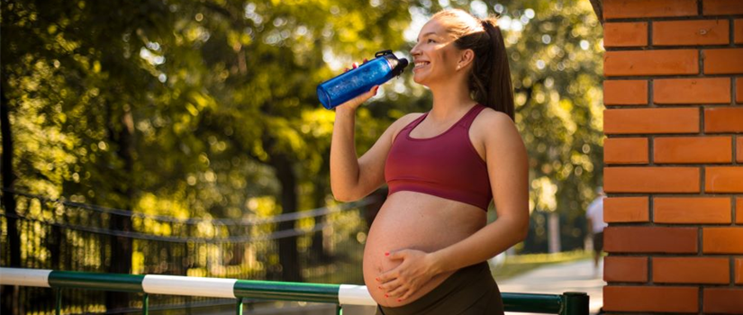 Pregnant and keeping cool outdoors Pregnant and keeping cool outdoors