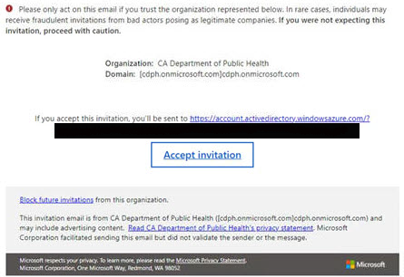 picture of email to accept login invitation picture of email to accept login invitation