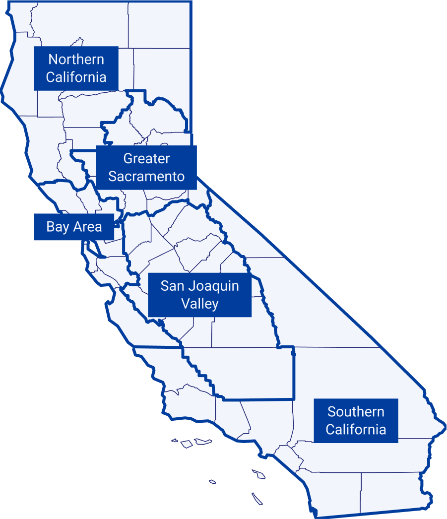 California Regions Map