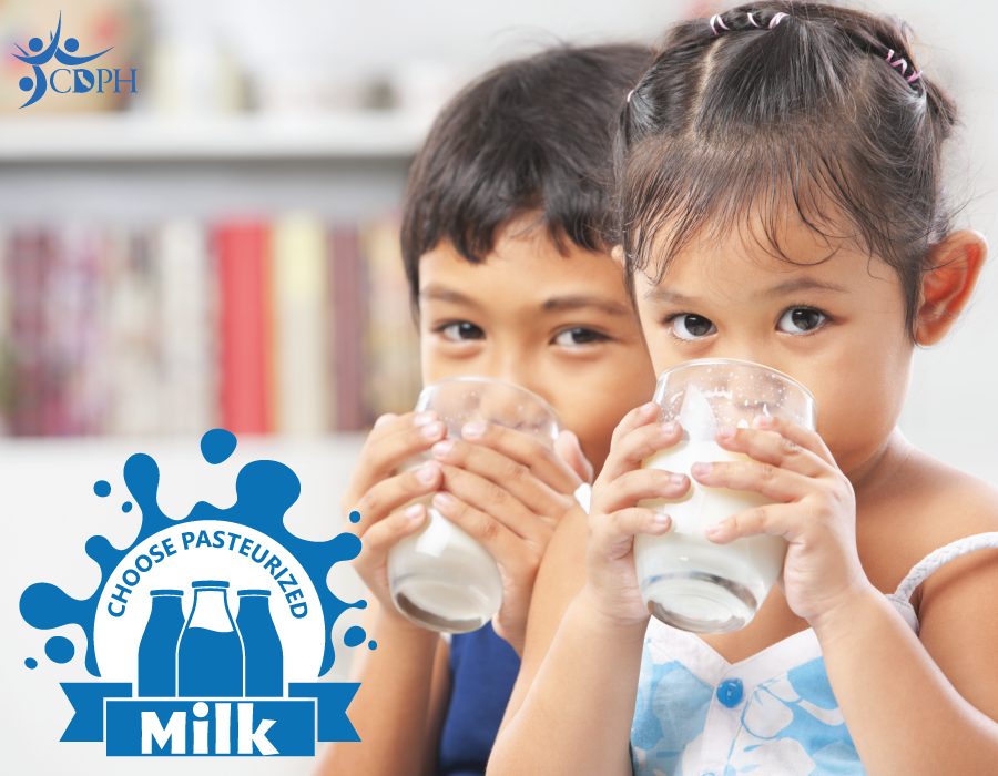 Choose pasteurized milk. Choose pasteurized milk.