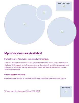 Mpox Vaccines are Available - Custom Flyer 01 
