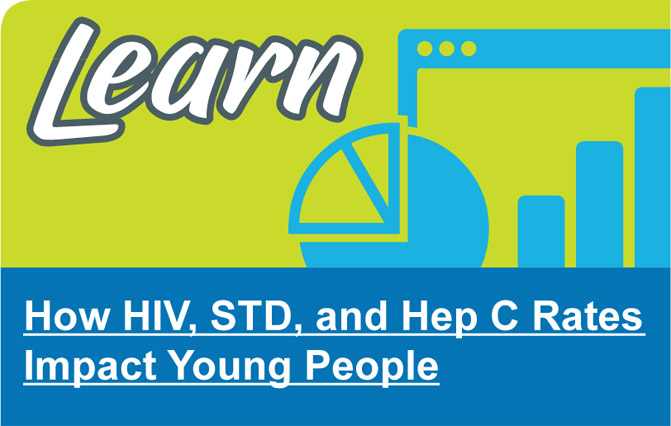 Learn how HIV, STD, and Hep C rates impact young people Learn how HIV, STD, and Hep C rates impact young people
