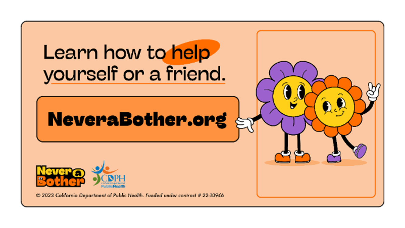 Learn how to help yourself or a friend Learn how to help yourself or a friend