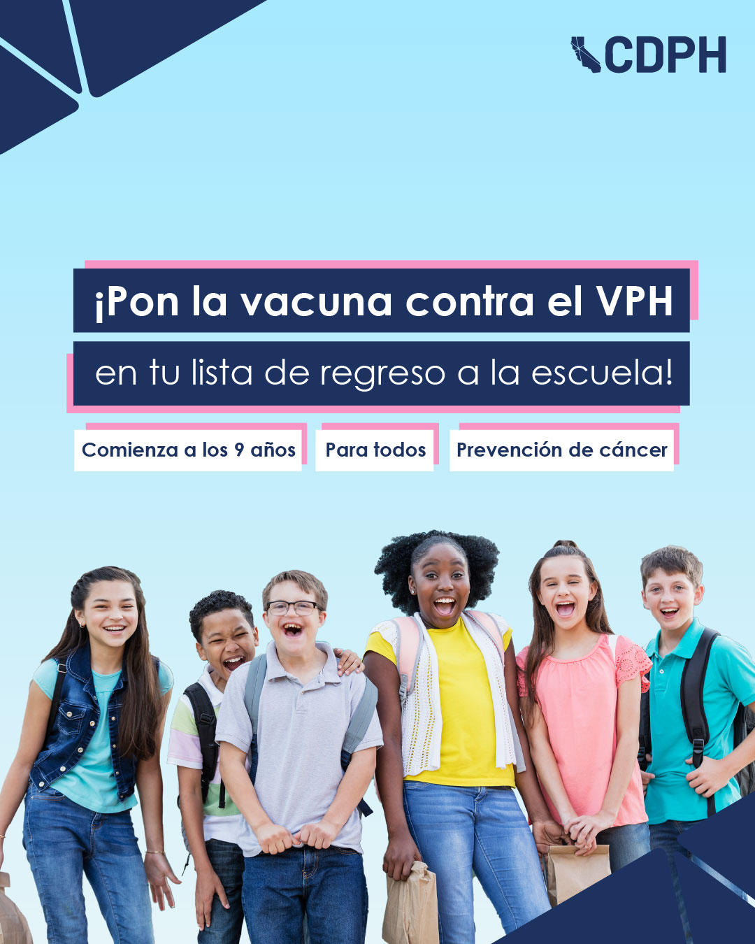 Po la vacuna contra el VPH en tu lista de regreso a la escuela Po la vacuna contra el VPH en tu lista de regreso a la escuela