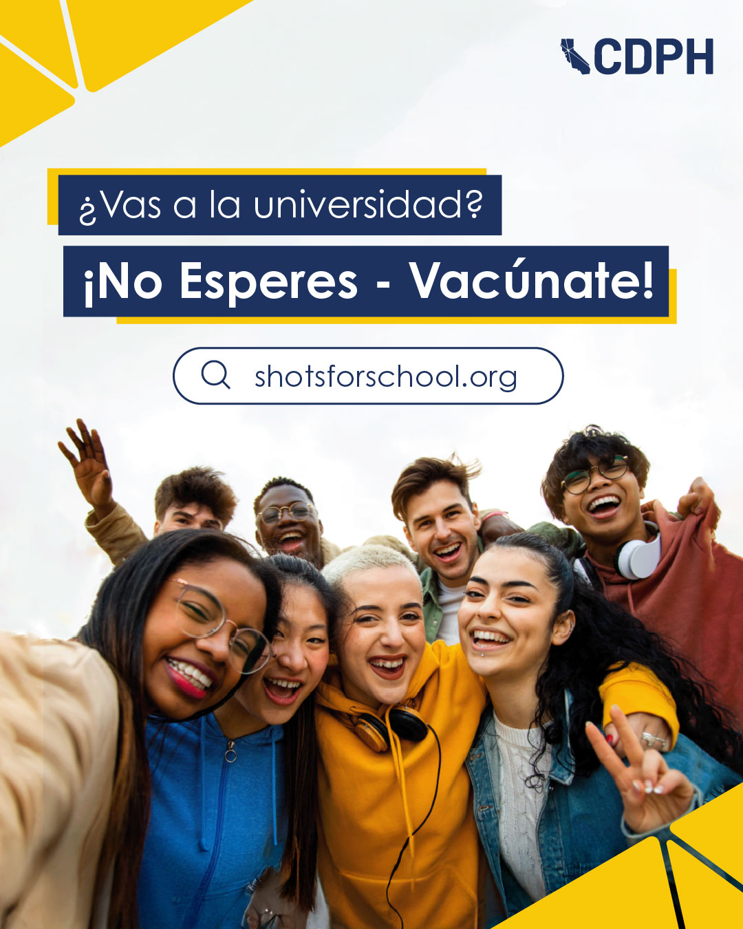 ¿Vas a la universidad? ¡#NoEsperesVacúnate! ¿Vas a la universidad? ¡#NoEsperesVacúnate!