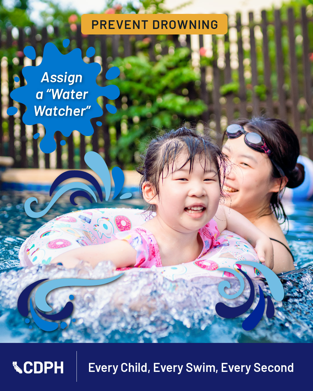 Assign a "Water Watcher" Assign a "Water Watcher"