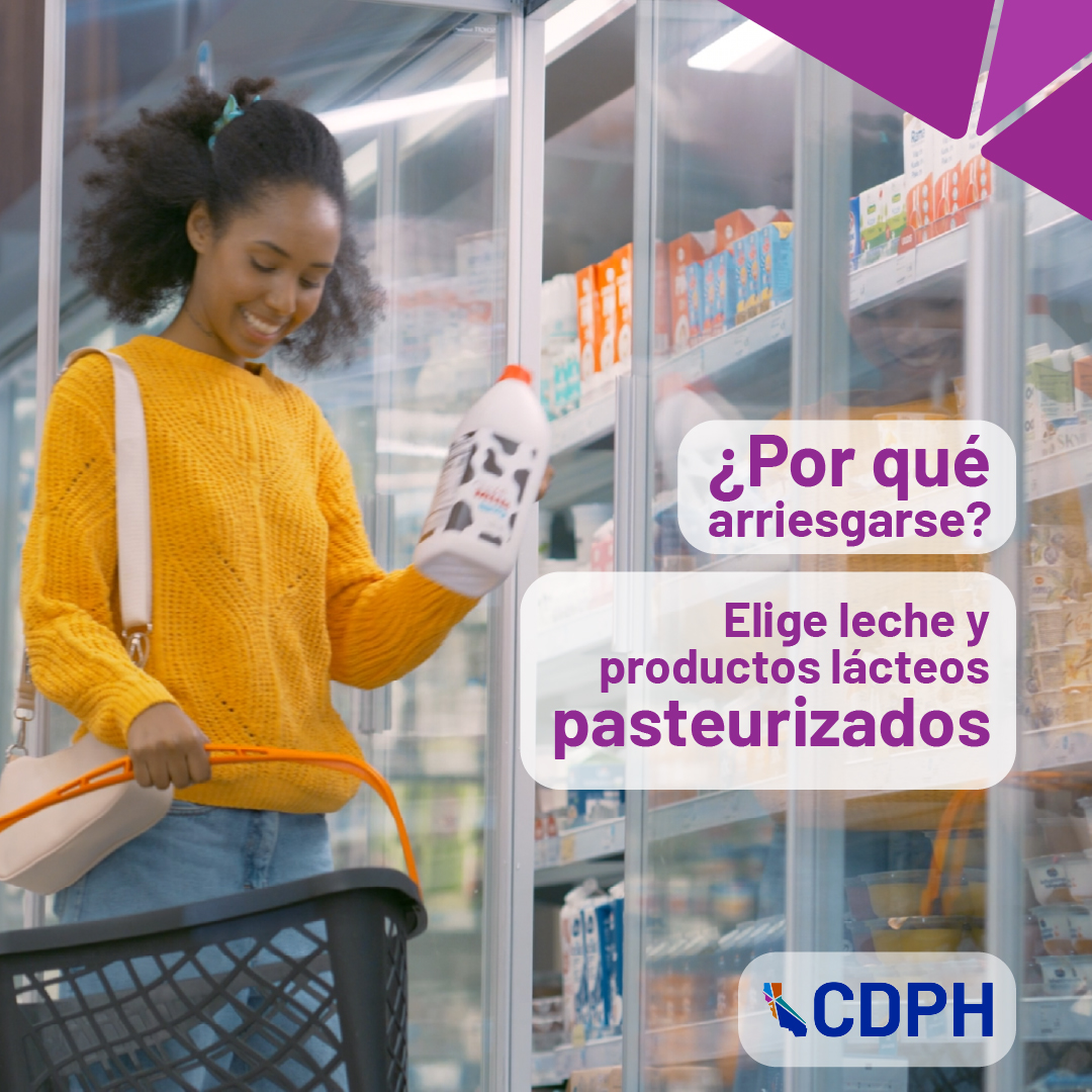 ¿Por qué arriesgarse? Elige leche y productos lácteos pasteurizados ¿Por qué arriesgarse? Elige leche y productos lácteos pasteurizados