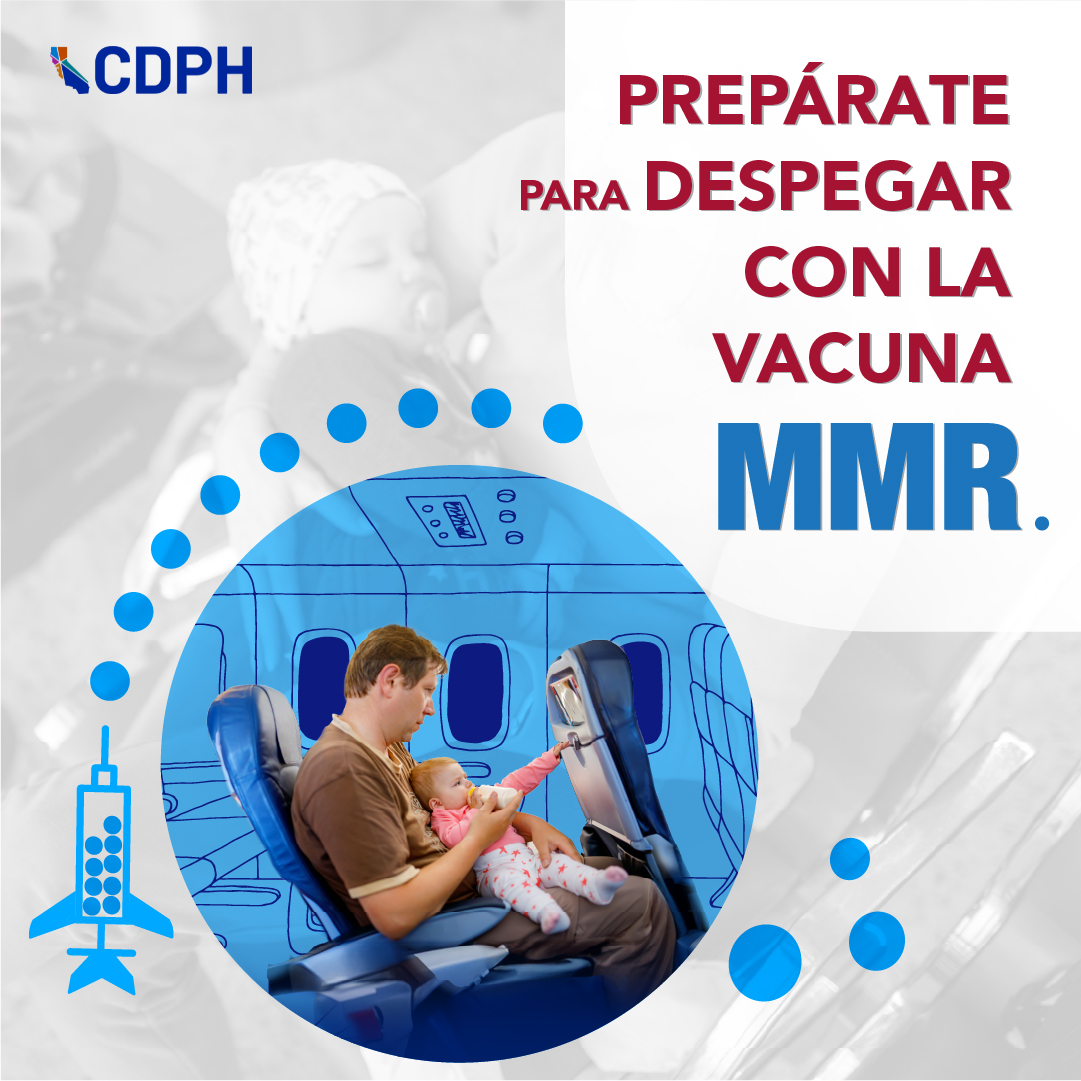 Prepárate para despegar con la vacuna MMR. Prepárate para despegar con la vacuna MMR.