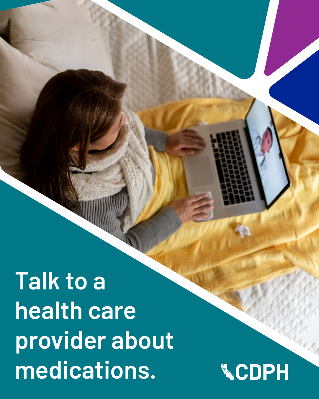 Talk to a health care provider about medications. Talk to a health care provider about medications.