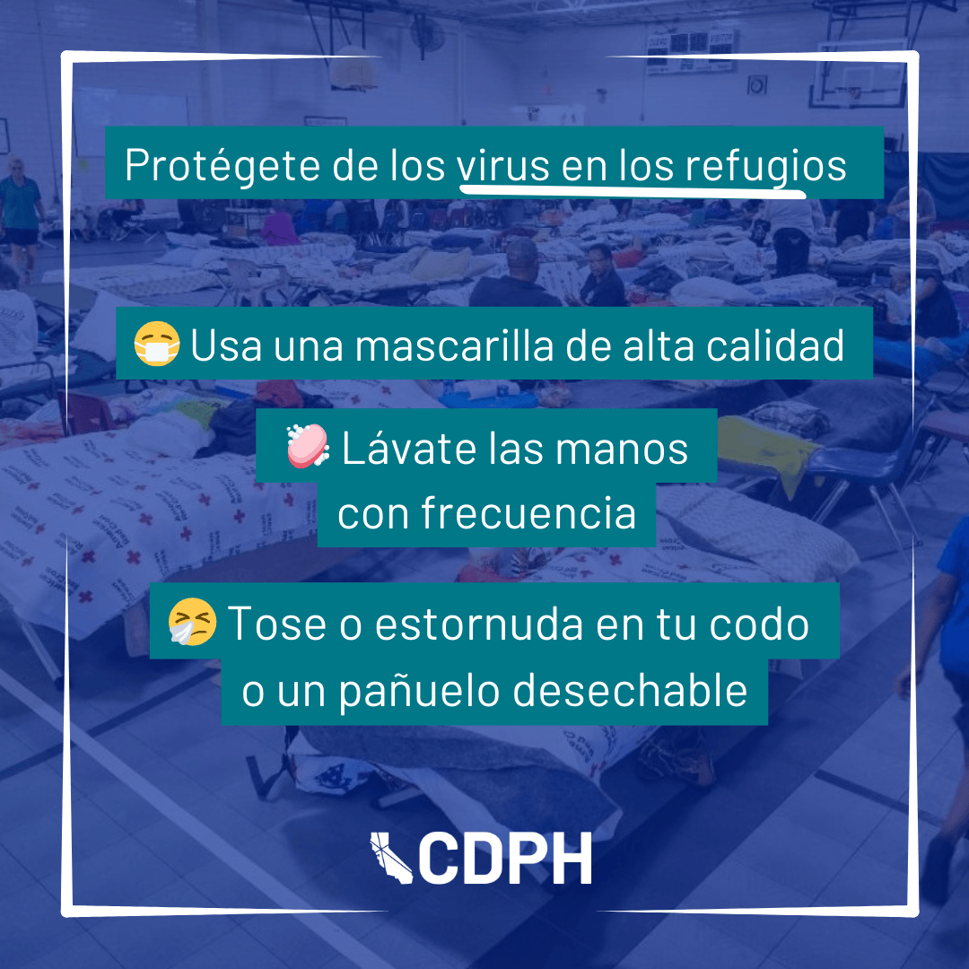 Protégete de los virus en los refugios Protégete de los virus en los refugios